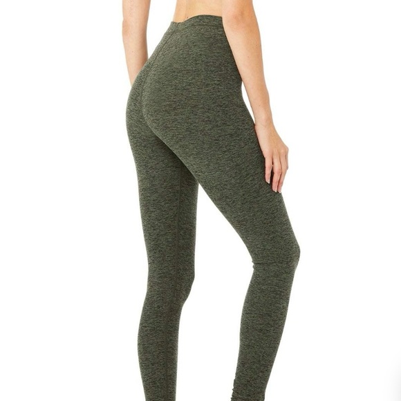 Alo Yoga Green  High Waist Vapor Legacy Legging Small High rise - Picture 2 of 9